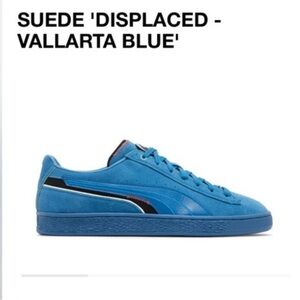 PUMA Suede displaced go for jr Vallarta blue